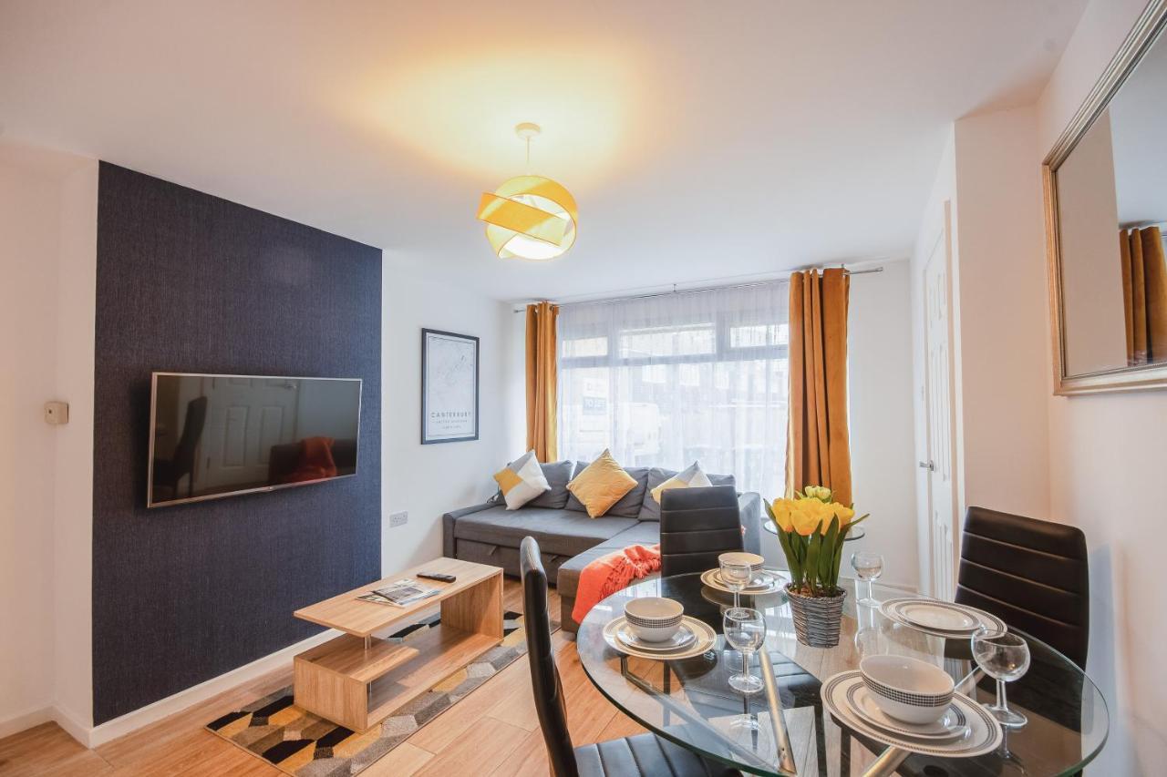 City Centre-Free Parking-2Mins From Station Canterbury Bagian luar foto